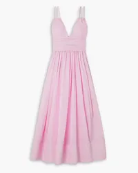 Philosophy Di Lorenzo Serafini Midikleid aus Crêpe mit Raffungen Pink