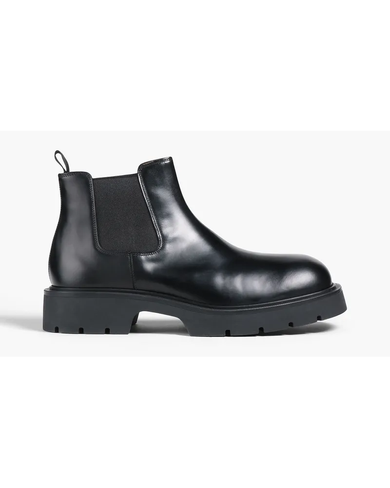 Sandro Chelsea-Boots aus Leder Schwarz