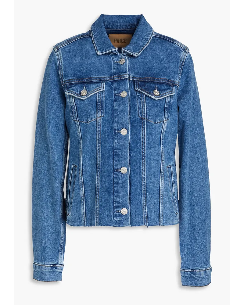 Paige Rowan denim jacket Blau