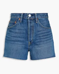 RE/DONE 50s Jeansshorts Blau