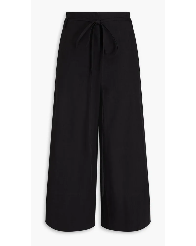 Acne Studios Culottes aus Canvas aus einer Hanf-Baumwollmischung Schwarz