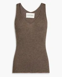 By Malene Birger Tanktop aus Rippstrick Neutral