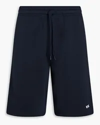 A.P.C. Coed Shorts aus Baumwollfrottee mit Tunnelzug Blau