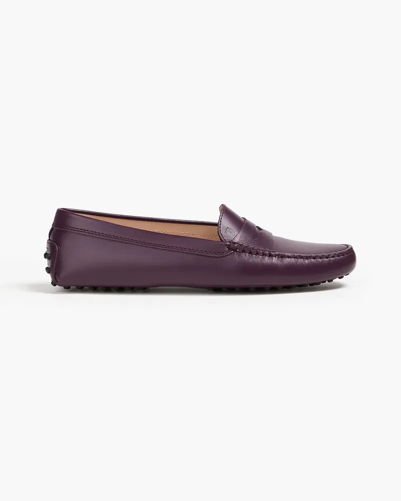 TOD'S Loafers aus Leder Lila