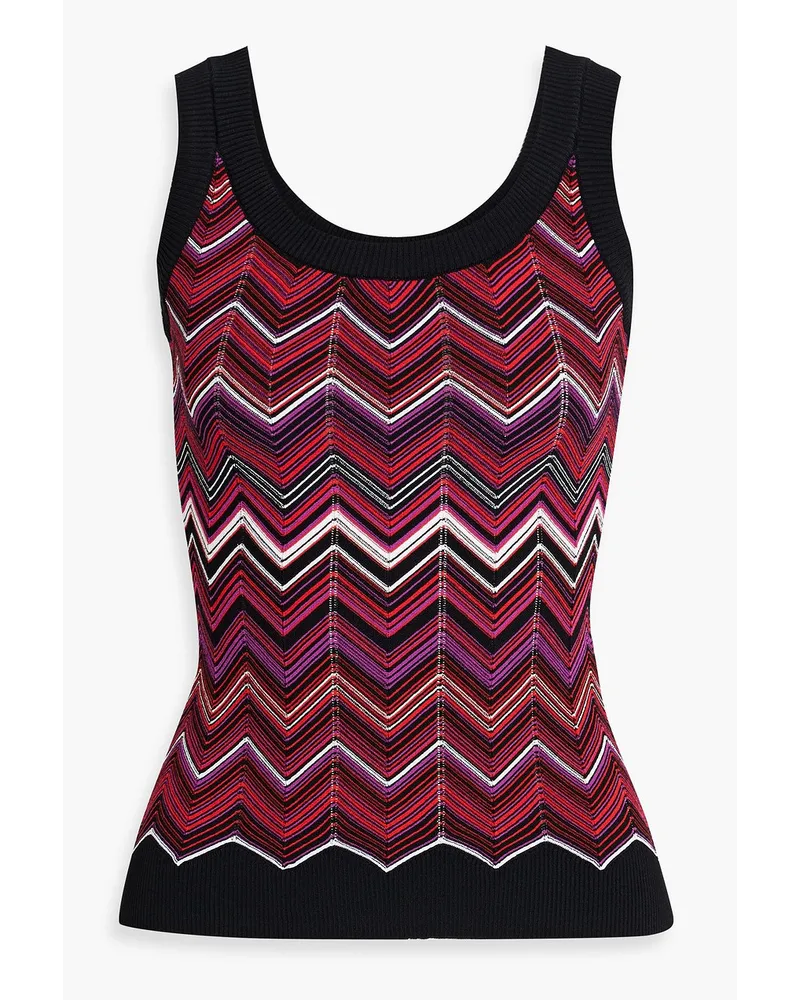 Missoni Tanktop aus Häkelstrick Rot