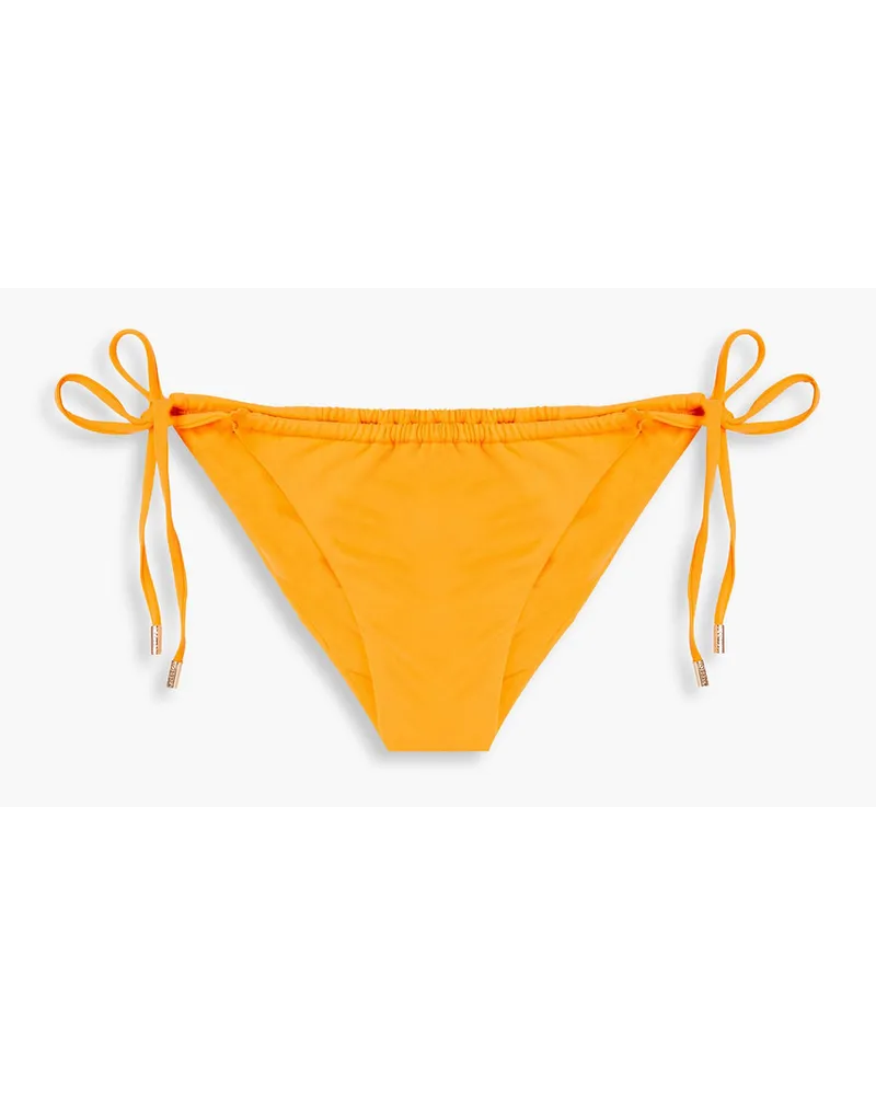 Melissa Odabash Egypt tief sitzendes Bikini-Höschen mit Raffungen Orange