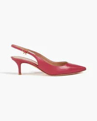 Gianvito Rossi Slingback-Pumps aus Leder Lila