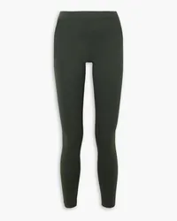 James Perse Leggings aus Stretch-Baumwolle Grün