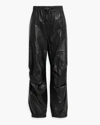 Alexander Wang Karottenhose aus Leder Schwarz