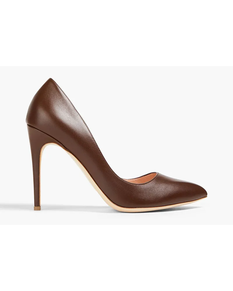 Rupert Sanderson Pumps aus Leder Braun