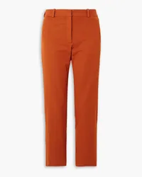 Joseph New Eliston eng geschnittene Cropped Hose aus Gabardine Braun