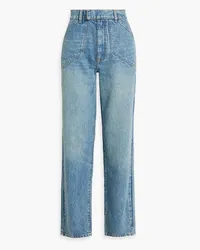 Triarchy Keaton hoch sitzende Jeans mit geradem Bein Blau