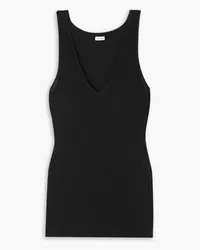 By Malene Birger NET SUSTAIN Rory Tanktop aus geripptem Tencel™ Lyocell Schwarz