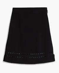 Claudie Pierlot Minirock aus Stretch-Ponte mit Cut-outs Schwarz