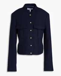 Derek Lam Jacke aus Flanell aus einer Wollmischung Blau