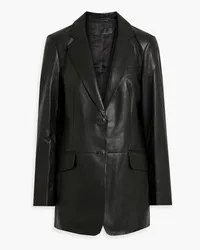 Rag & Bone Charles Blazer aus Leder Schwarz