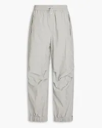 Alexander Wang Track Pants aus beflocktem Shell Grau