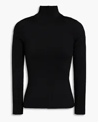 Tory Burch Rollkragenoberteil aus Stretch-Jersey Schwarz