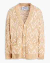 Missoni Cardigan aus Jacquard-Strick aus Wolle Neutral