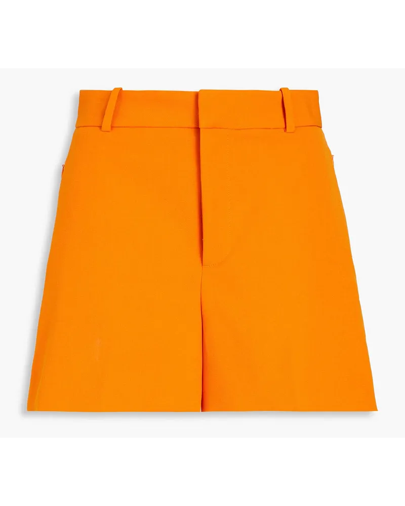 Frame Denim Shorts aus Twill Orange