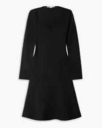 Stella McCartney Kleid aus Cady Schwarz