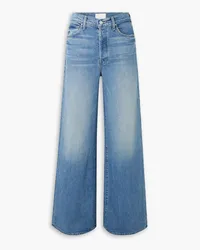 Mother The Ditcher hoch sitzende Jeans mit weitem Bein Blau