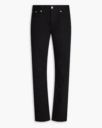 Kitsuné Skinny Jeans aus Denim Schwarz