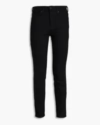 Nili Lotan Jonas hoch sitzende Cropped Skinny Jeans Schwarz