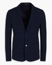 Emporio Armani Blazer aus Cloqué Blau