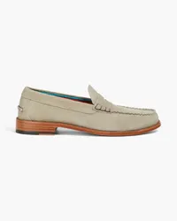 Paul Smith Loafers aus Veloursleder Grün