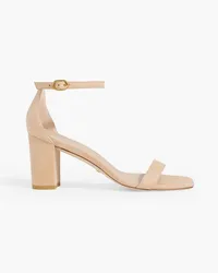 Stuart Weitzman Sandalen aus Veloursleder Neutral