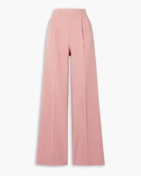 BOUGUESSA Helena Bundfaltenhose mit weitem Bein aus Crêpe Pink