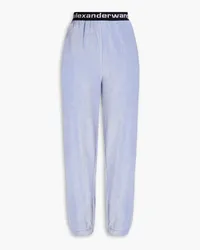 Alexander Wang Track Pants aus Cord aus einer Stretch-Baumwollmischung Lila