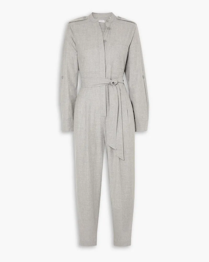 Equipment Leondrea Jumpsuit aus Webstoff mit Gürtel Grau