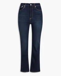 Rag & Bone Casey hoch sitzende Schlagjeans Blau