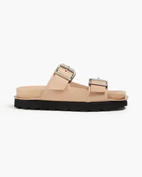 Jil Sander Sandalen aus Leder mit Schnalle Neutral