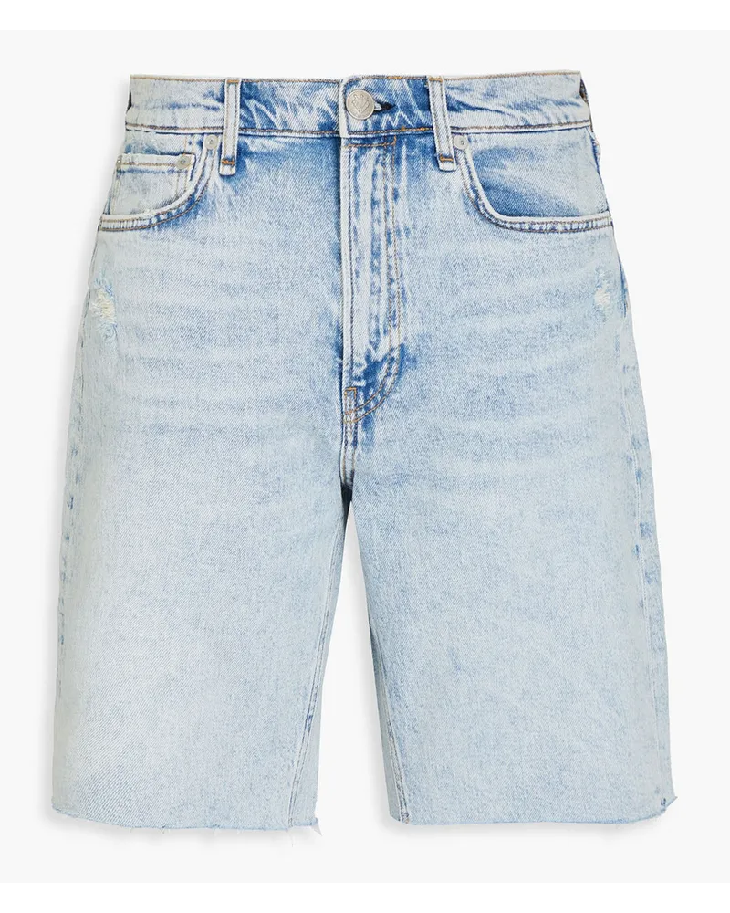 Rag & Bone Jeansshorts inausgewaschener Optik Blau