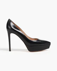 Gianvito Rossi Dasha Plateau-Pumps aus Leder Schwarz