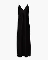 Rag & Bone Slip Dress aus Satin inMaxilänge Schwarz