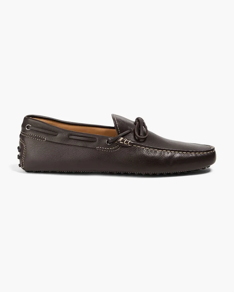 TOD'S Drivers aus Leder Braun