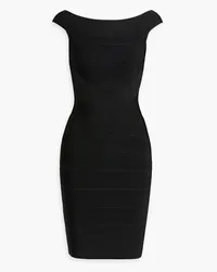 Hervé Léger Minikleid aus Bandage Schwarz