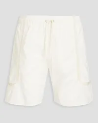 John Elliott + Co Vintage Frame Shorts aus Baumwolle mit Tunnelzug Weiß