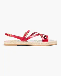 TOD'S Leather sandals Rot