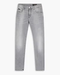 Dolce & Gabbana Skinny Jeans aus Denim Grau