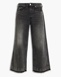 Rag & Bone Maya hoch sitzende Cropped Jeans mit weitem Bein inausgewaschener Optik Grau