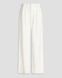 Alice + Olivia Alice OliviaAnders faux leather wide-leg pants Weiß