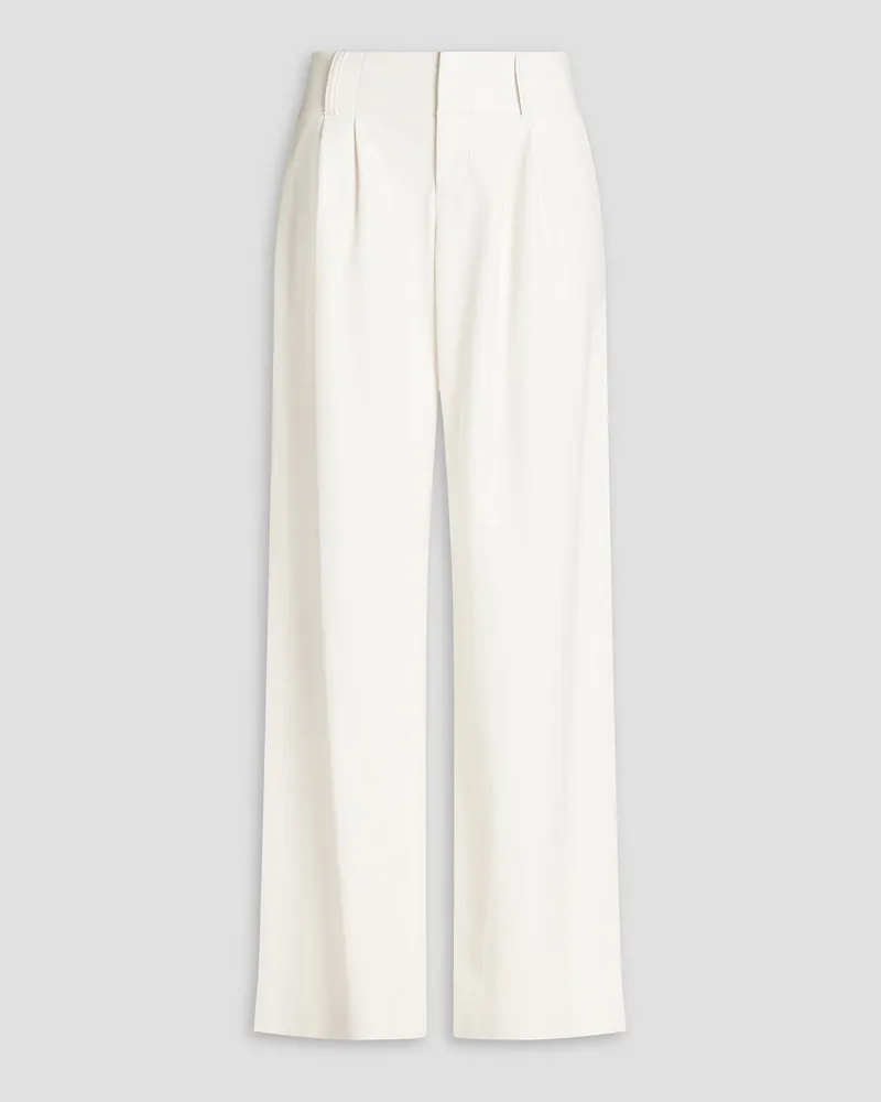 Alice + Olivia Alice OliviaAnders faux leather wide-leg pants Weiß