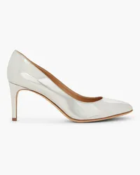 Sergio Rossi Specchio Pumps aus verspiegeltem Leder Metallic