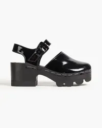 Tory Burch Pumps aus Lacklederimitat Schwarz