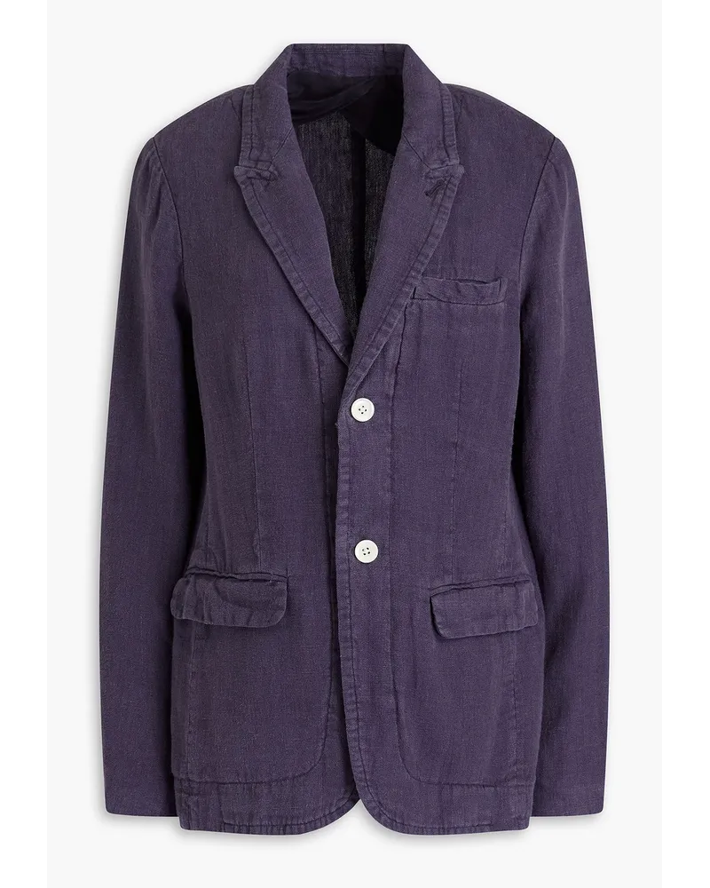 Alex Mill Blazer aus Leinen-Canvas Blau